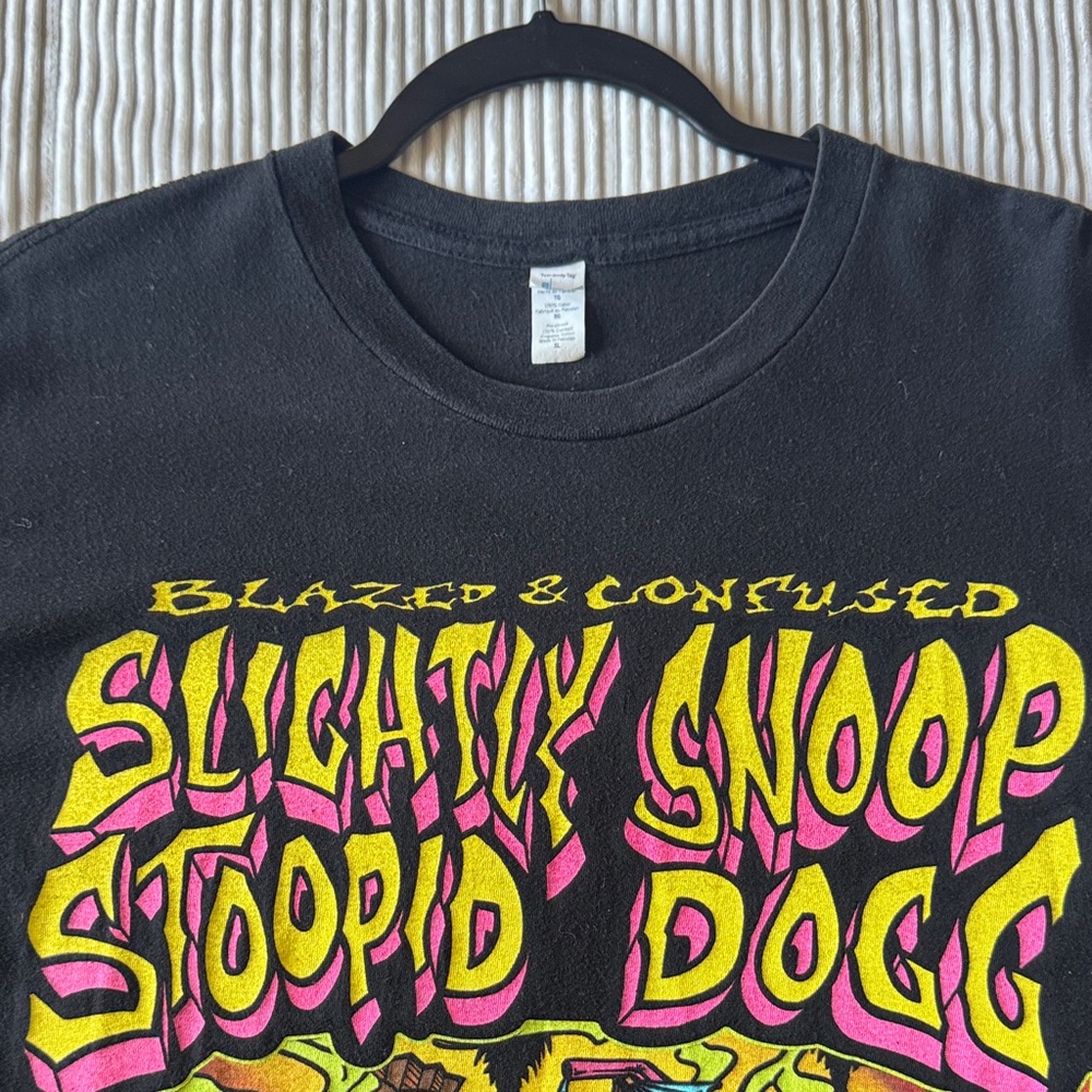 Vintage Blazed and Confused concert Tee Snoop Dogg /Slightly Stoopid - Picture 4 of 5